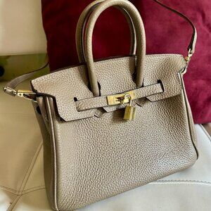 Tan/Beige, Handbag with Adjustable Strap